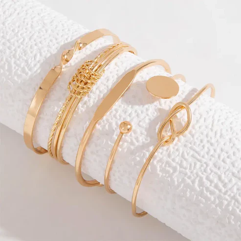 Knotted Elegance Bracelet Set - Image 2