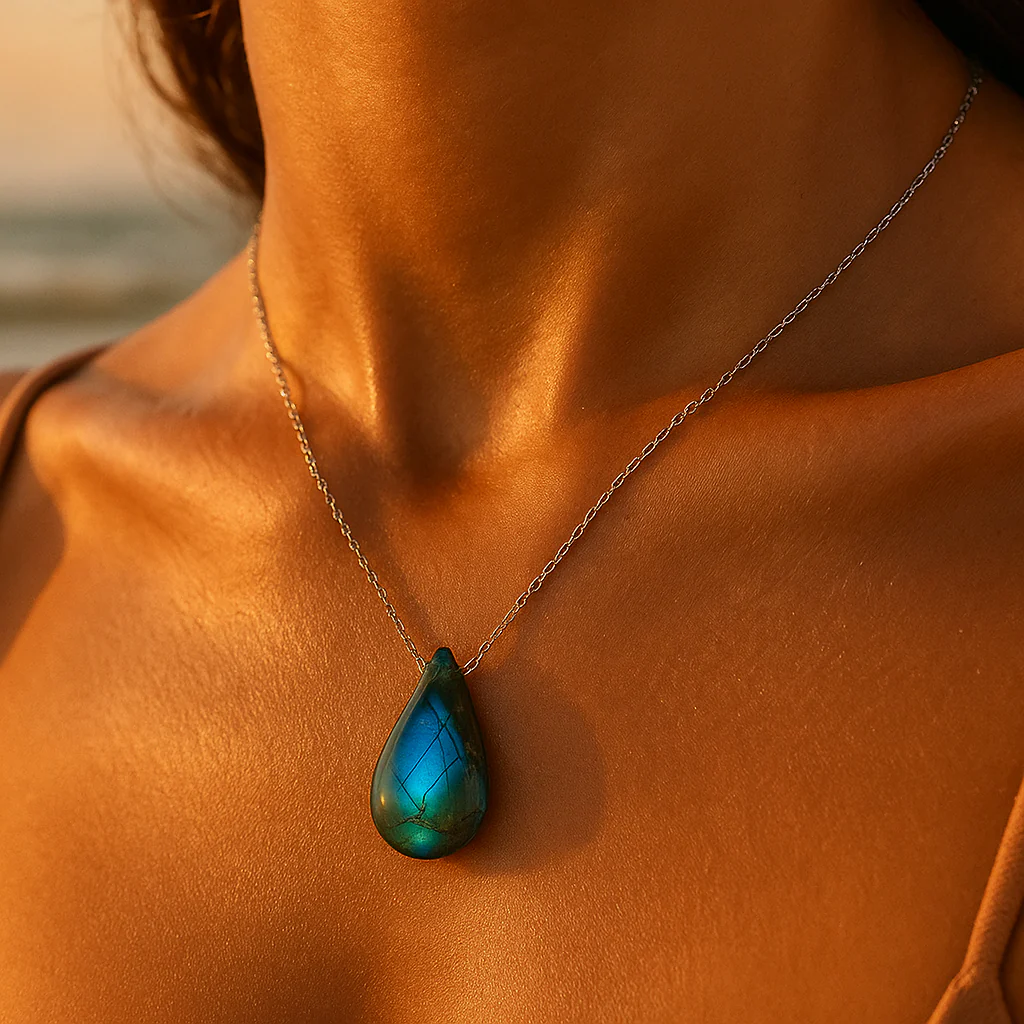 Lagoon | Necklace in labradorite - Image 3