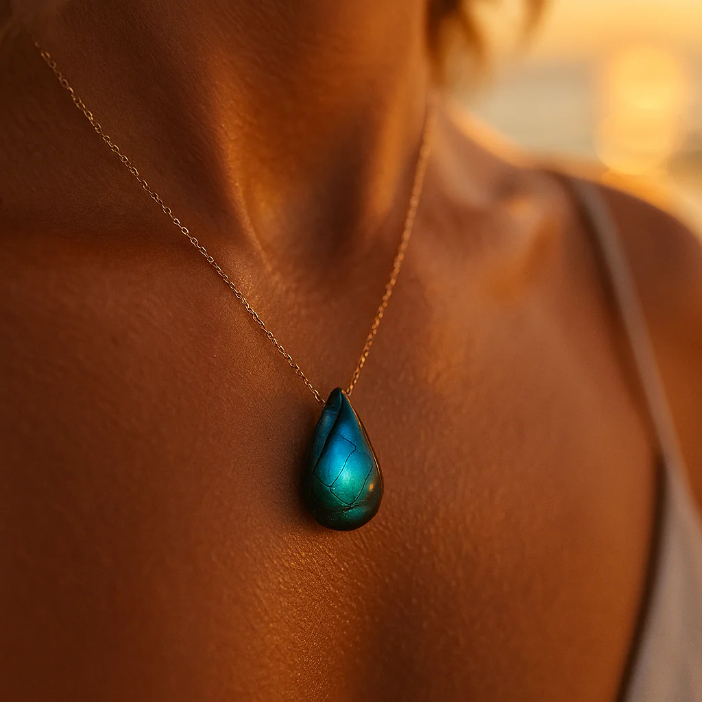 Lagoon | Necklace in labradorite - Image 4