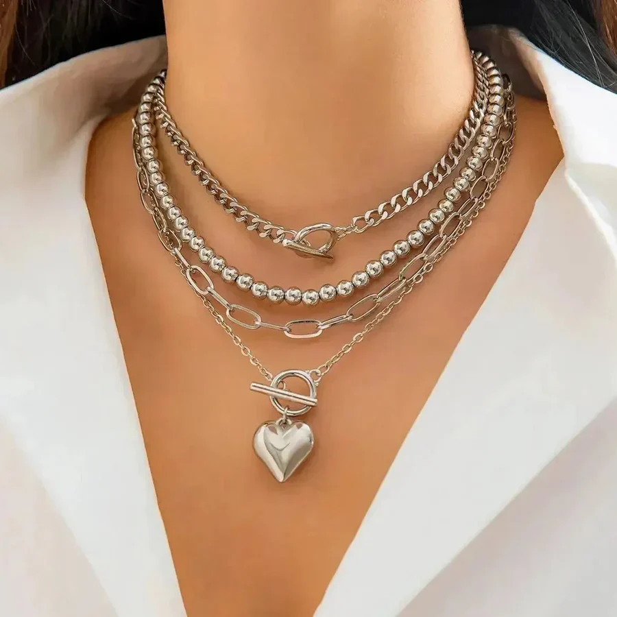 Layers Heart Necklace - Image 2
