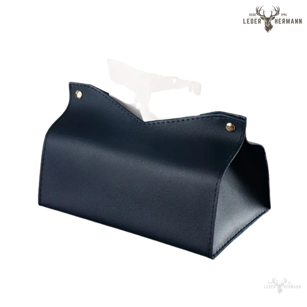 Leather Handkerchief Box - Image 4