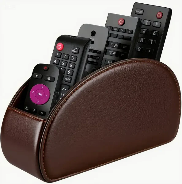 Leather Remote control holder or for cosmetics - Image 2