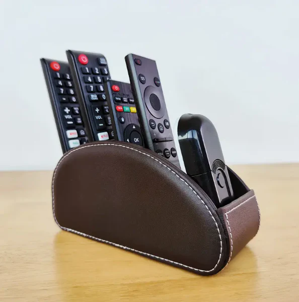 Leather Remote control holder or for cosmetics - Image 3
