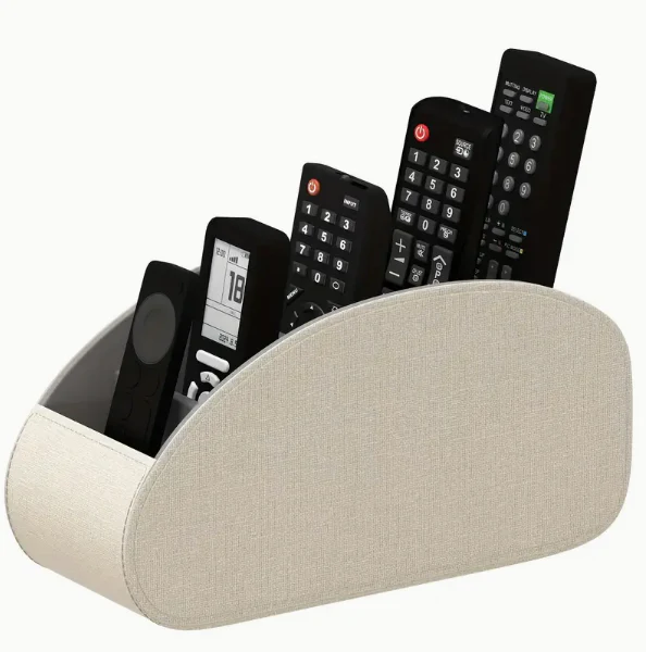 Leather Remote control holder or for cosmetics - Image 4
