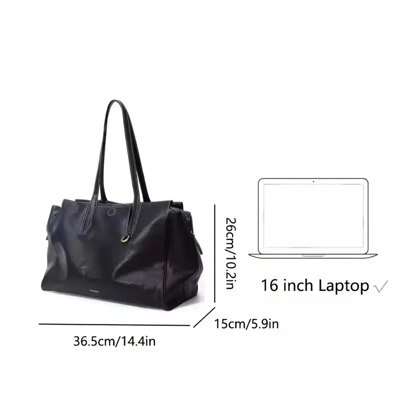 Leather Tote Bag for Women Ava - Image 3