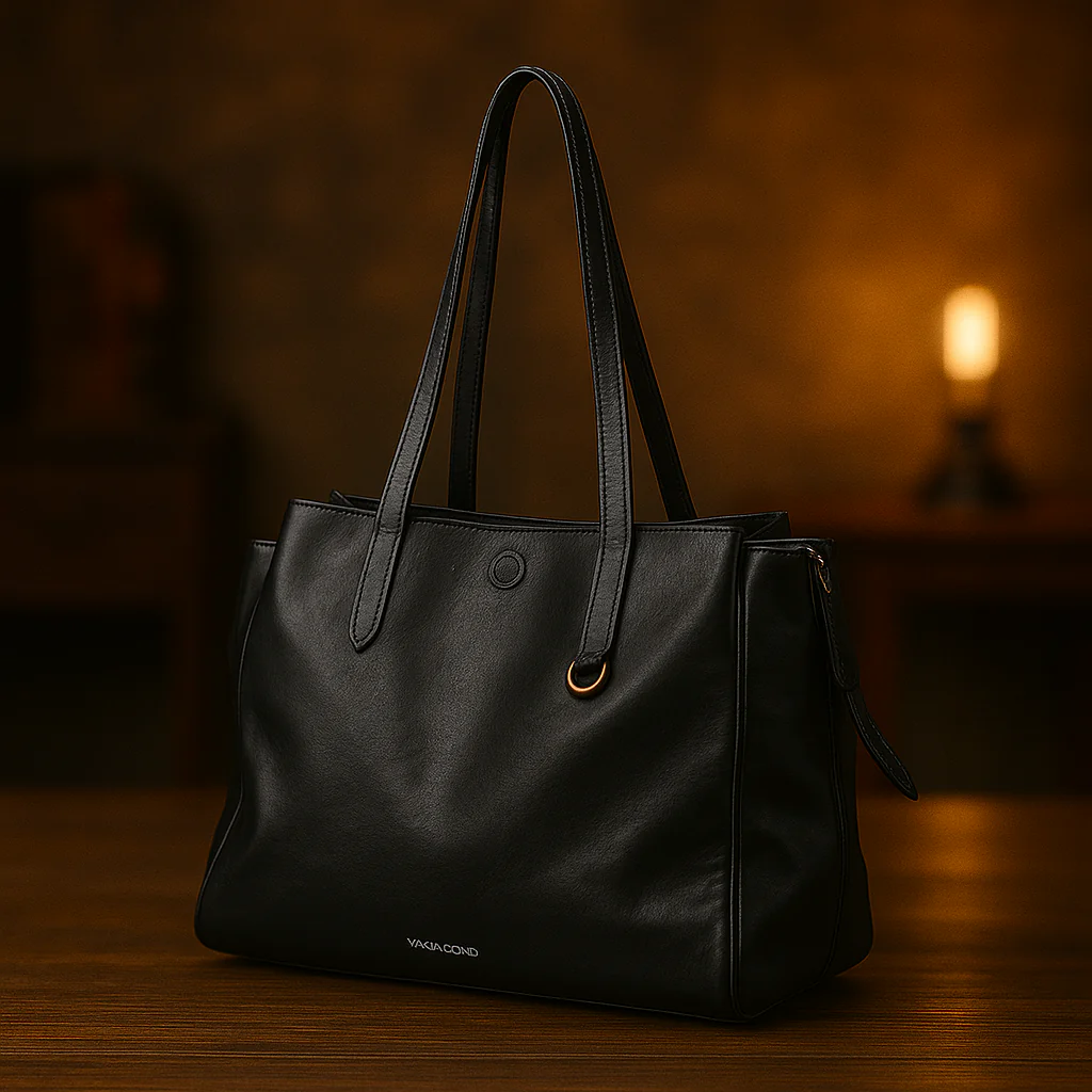 Leather Tote Bag for Women Ava - Image 5