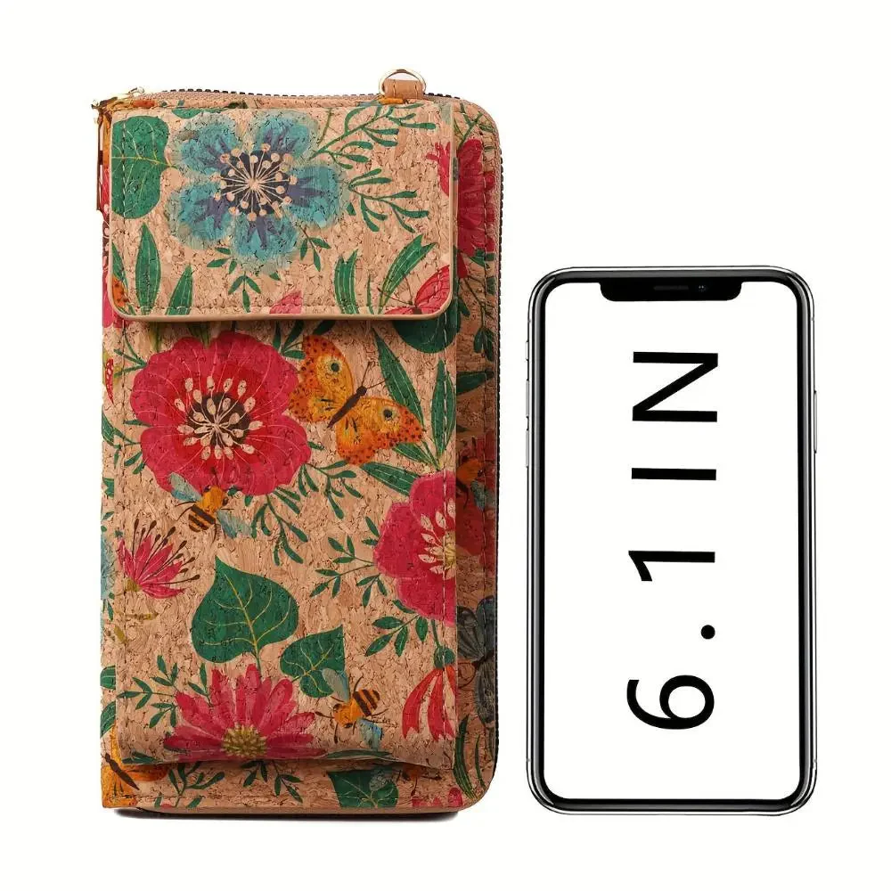 Lila Boho Floral Crossbody Wallet - Image 11