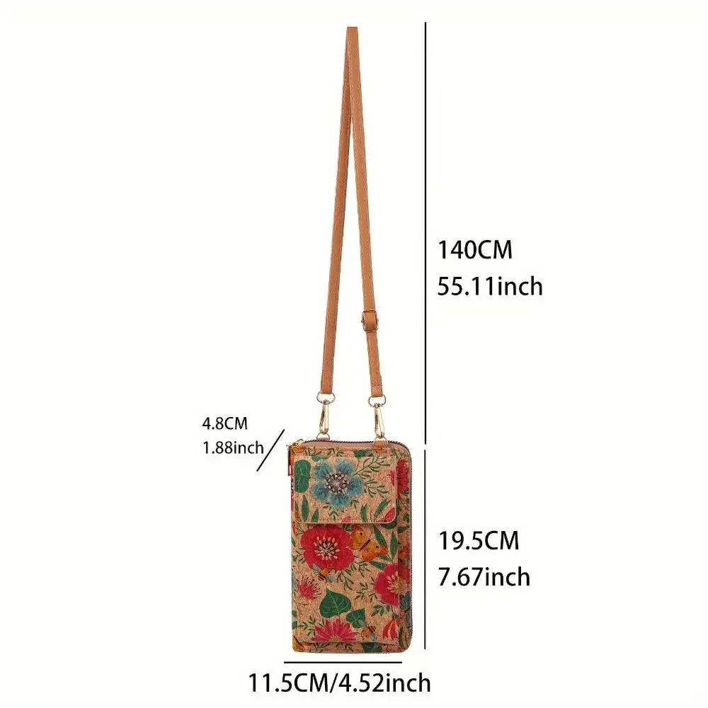Lila Boho Floral Crossbody Wallet - Image 12