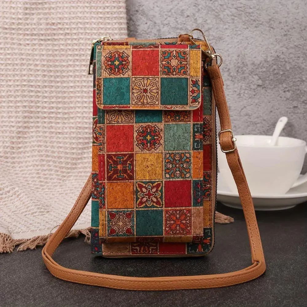 Lila Boho Floral Crossbody Wallet - Image 5