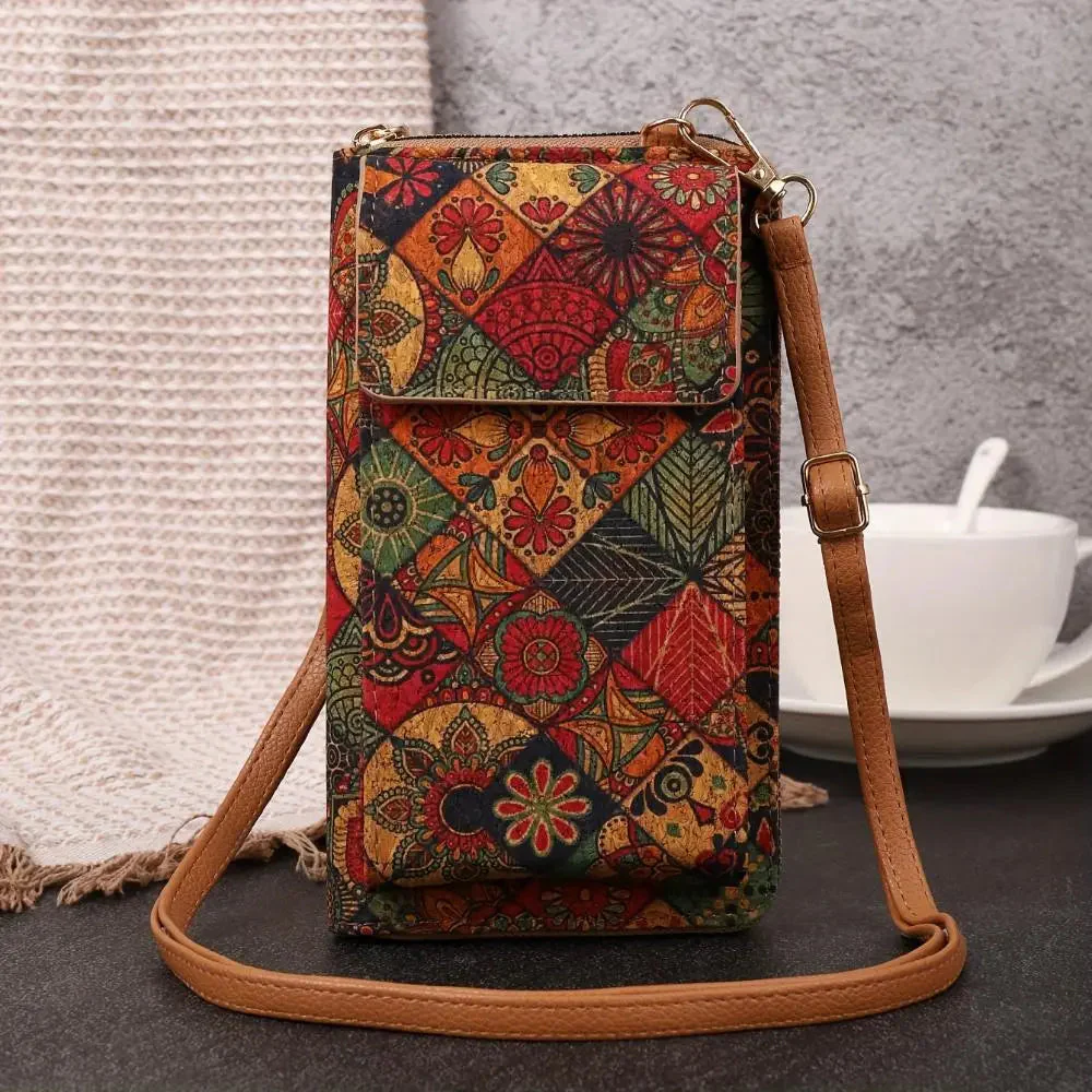 Lila Boho Floral Crossbody Wallet - Image 6