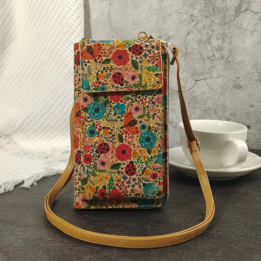 Lila Boho Floral Crossbody Wallet - Image 7