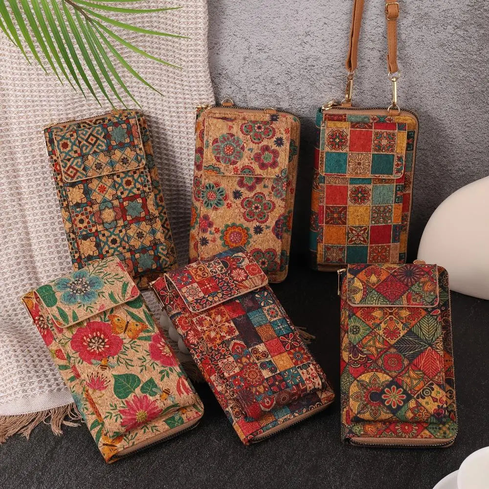 Lila Boho Floral Crossbody Wallet - Image 8