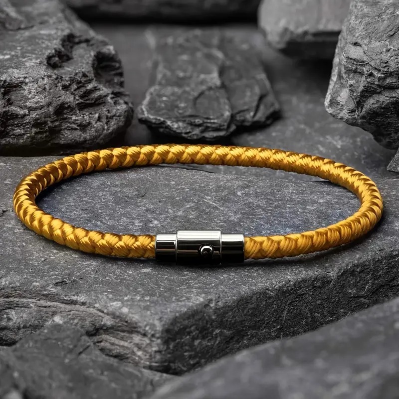 Men's Magnetic Rope  Braid  Bracelet - Image 4