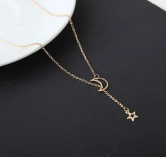 Moon Star Short Necklace - Image 2