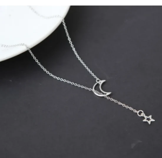 Moon Star Short Necklace - Image 3