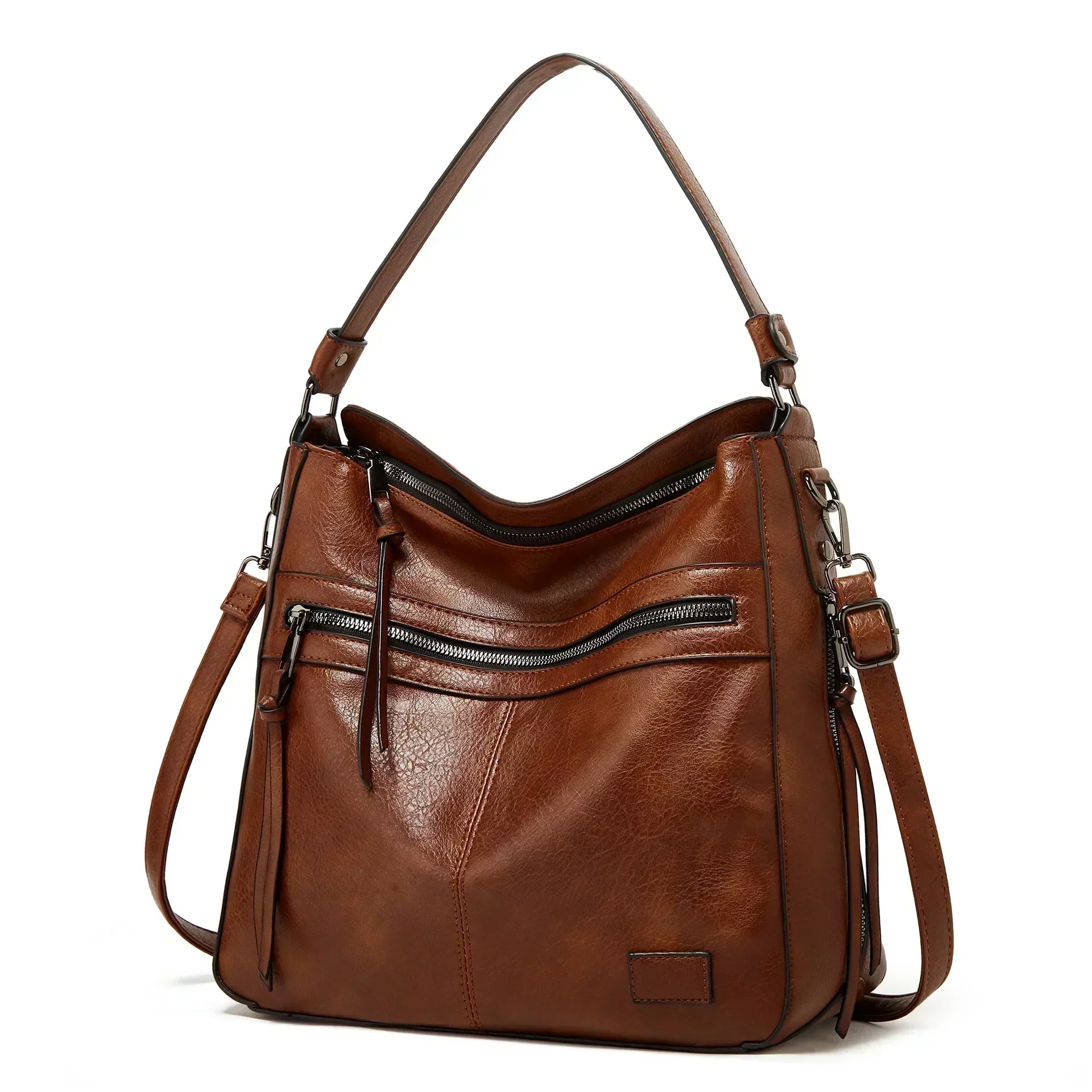 Muriel’s Vintage Charm | Leather Shoulder Bag - Image 2