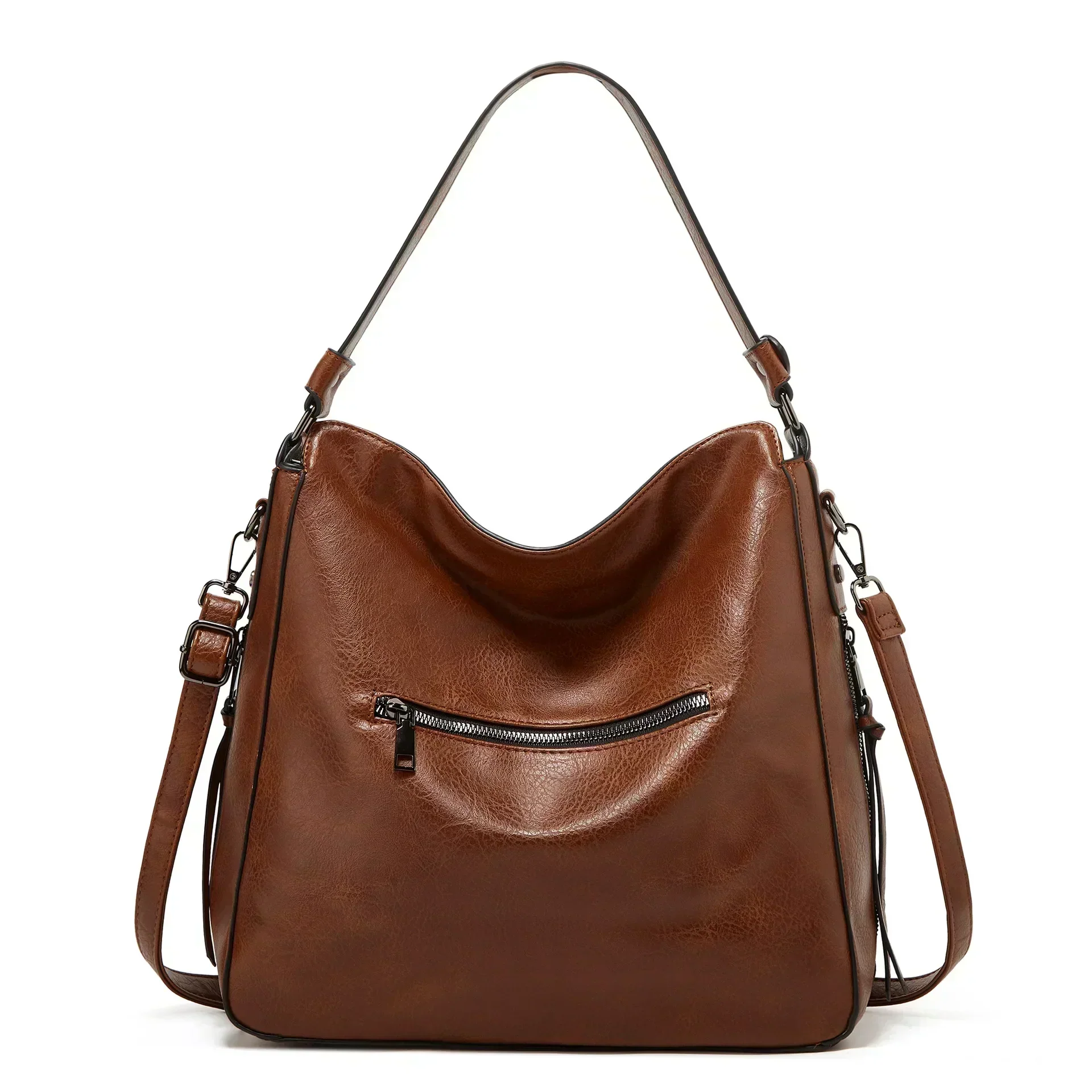 Muriel’s Vintage Charm | Leather Shoulder Bag - Image 3