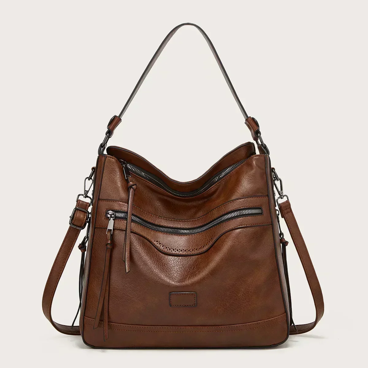 Muriel’s Vintage Charm | Leather Shoulder Bag - Image 7