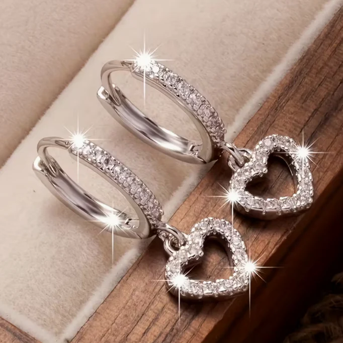 Opulent Heart of Grace Earrings - Image 3