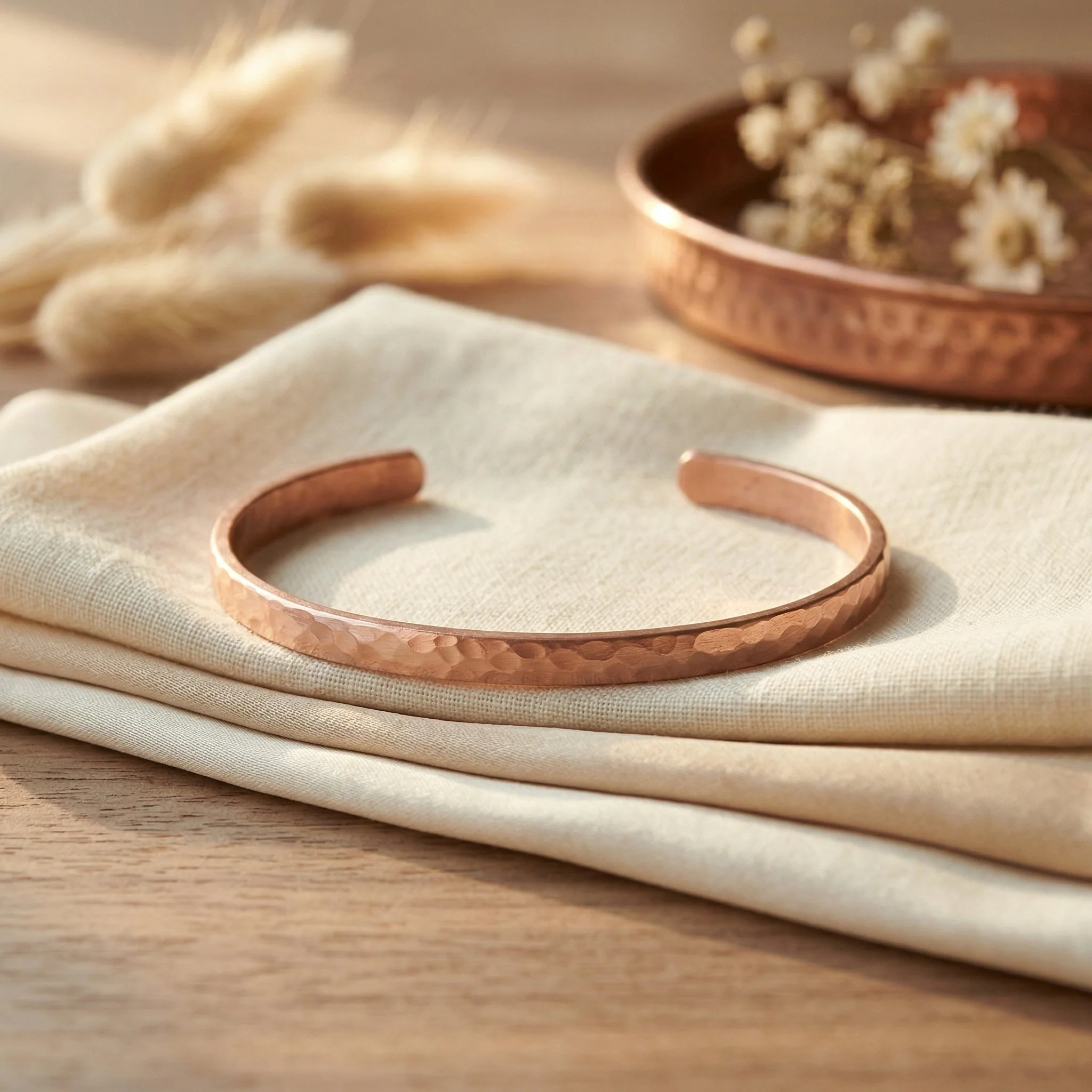 Zarino's Sand Copper Anklet - Image 2