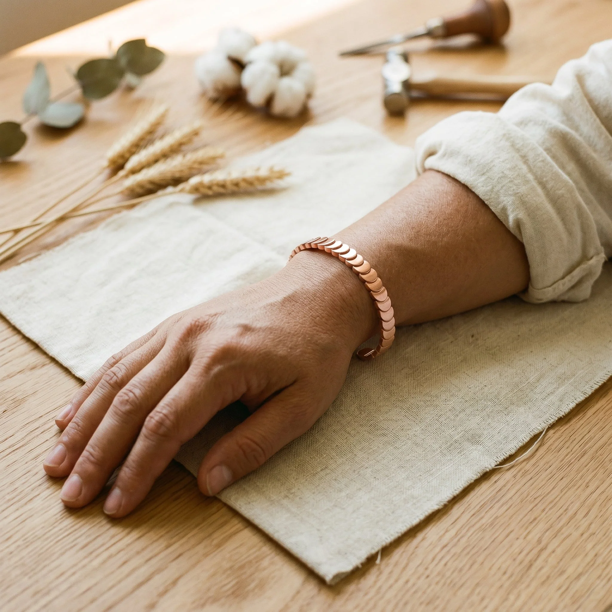 Zarinos's Tide Copper Bracelet - Image 2