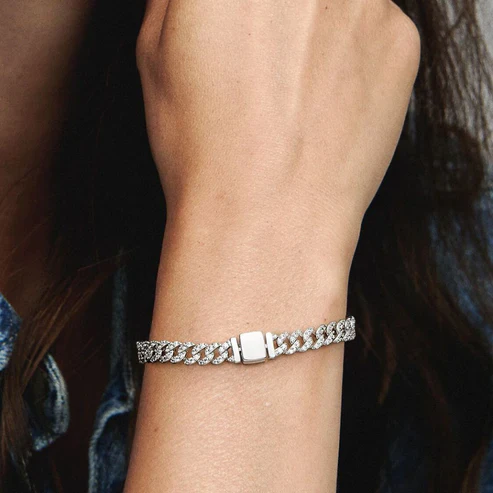 Pave Cuban Bracelet - Image 4