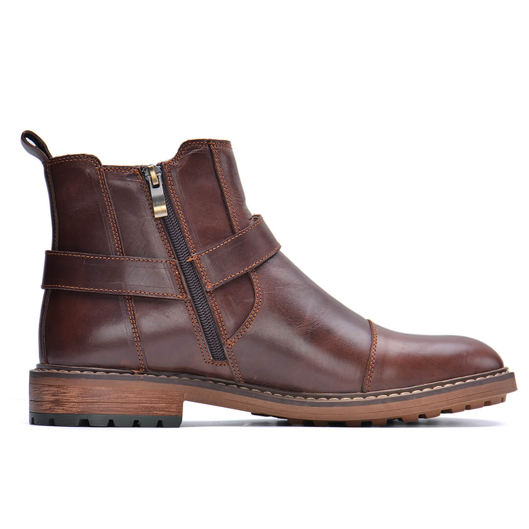 Elegant roadster leather boots for the perfect look - Image 2
