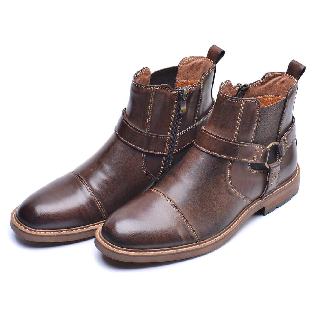 Elegant roadster leather boots for the perfect look - Image 3