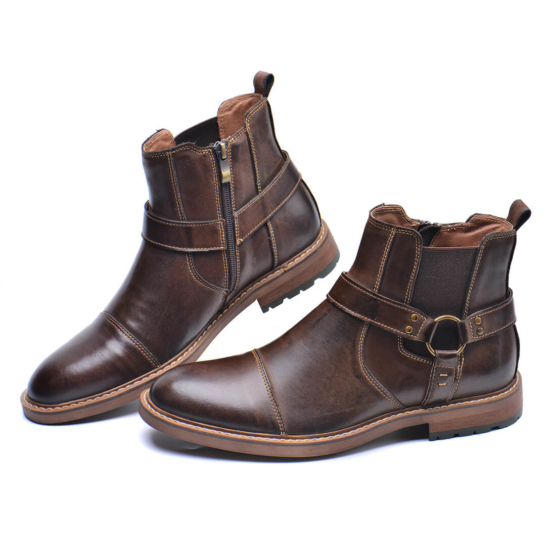 Elegant roadster leather boots for the perfect look - Image 4