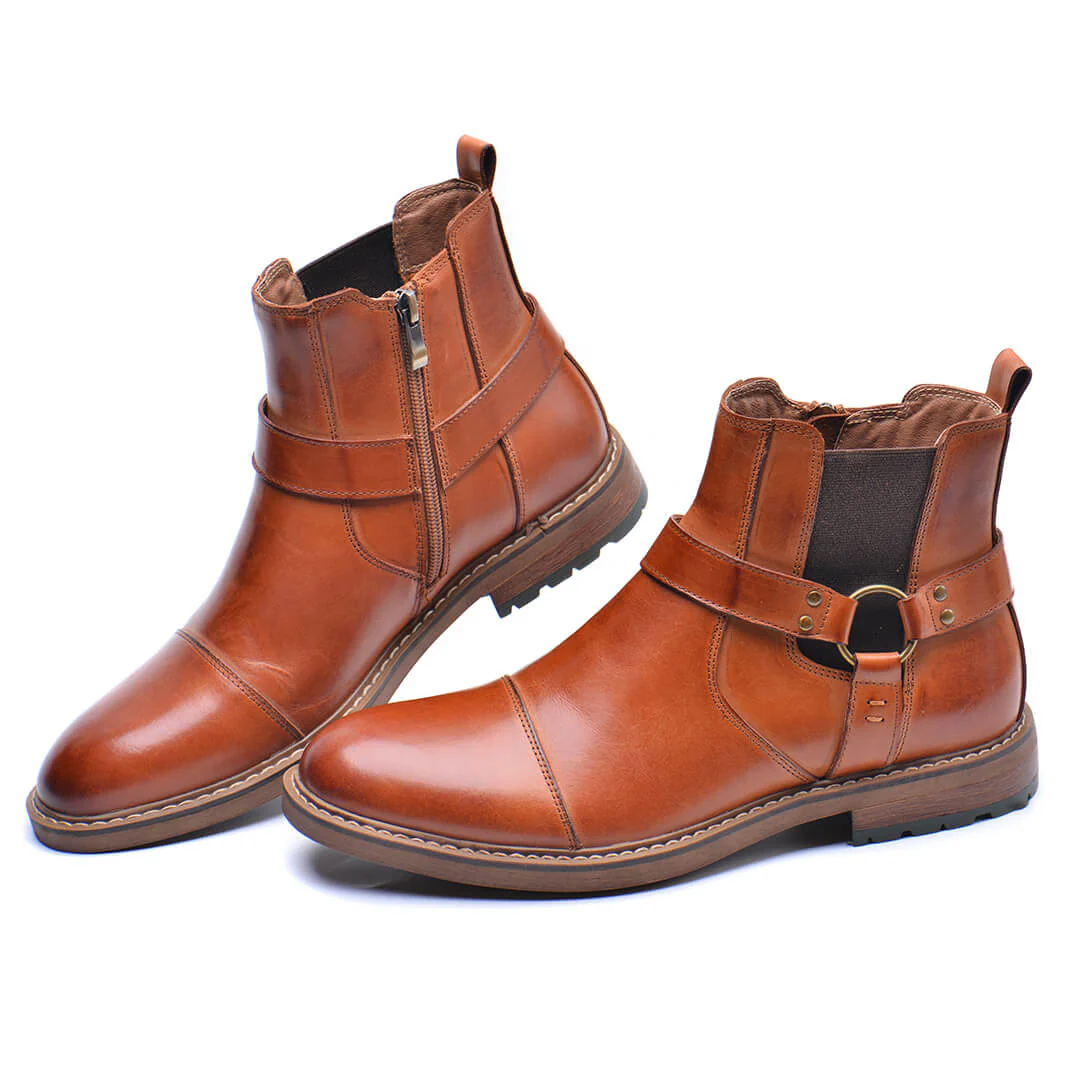 Elegant roadster leather boots for the perfect look - Image 6