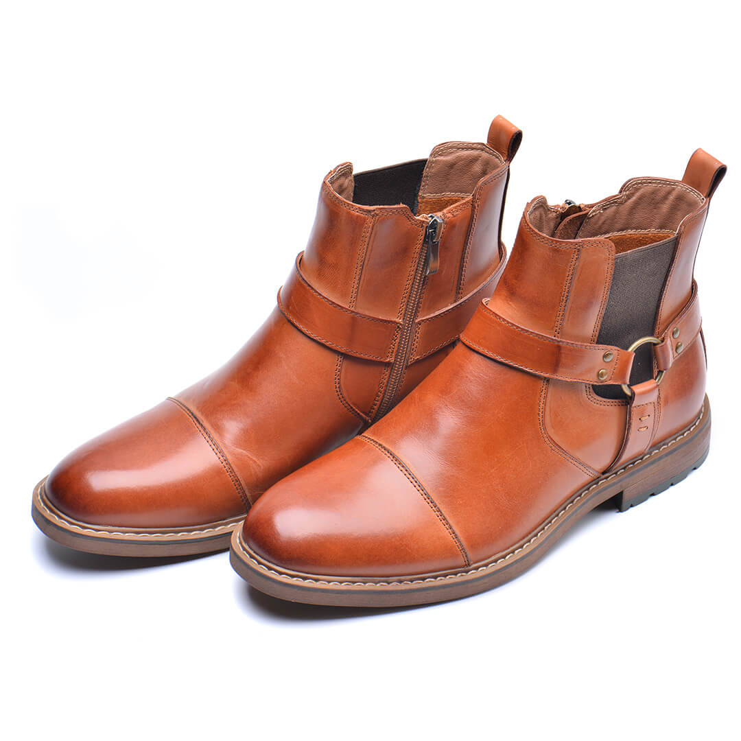 Elegant roadster leather boots for the perfect look - Image 7