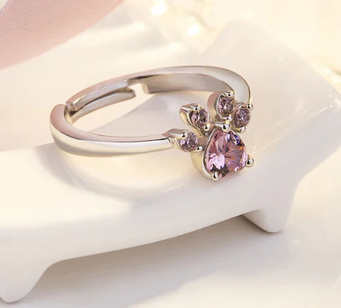 Rose Gold Paw Jewelry Set - Image 6