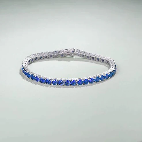 Sapphire Tennis Bracelet - Image 3
