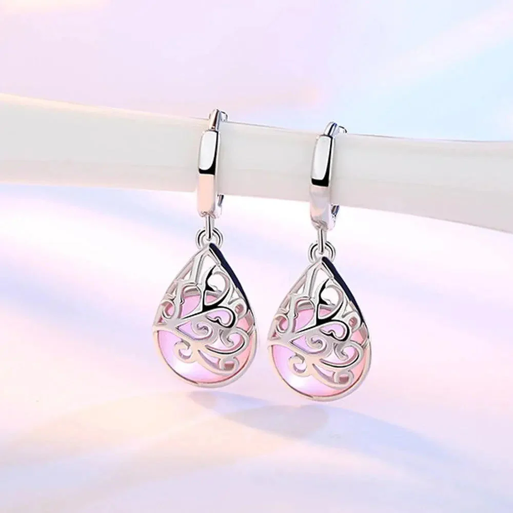 Silver Tree of Life Earrings - Image 2