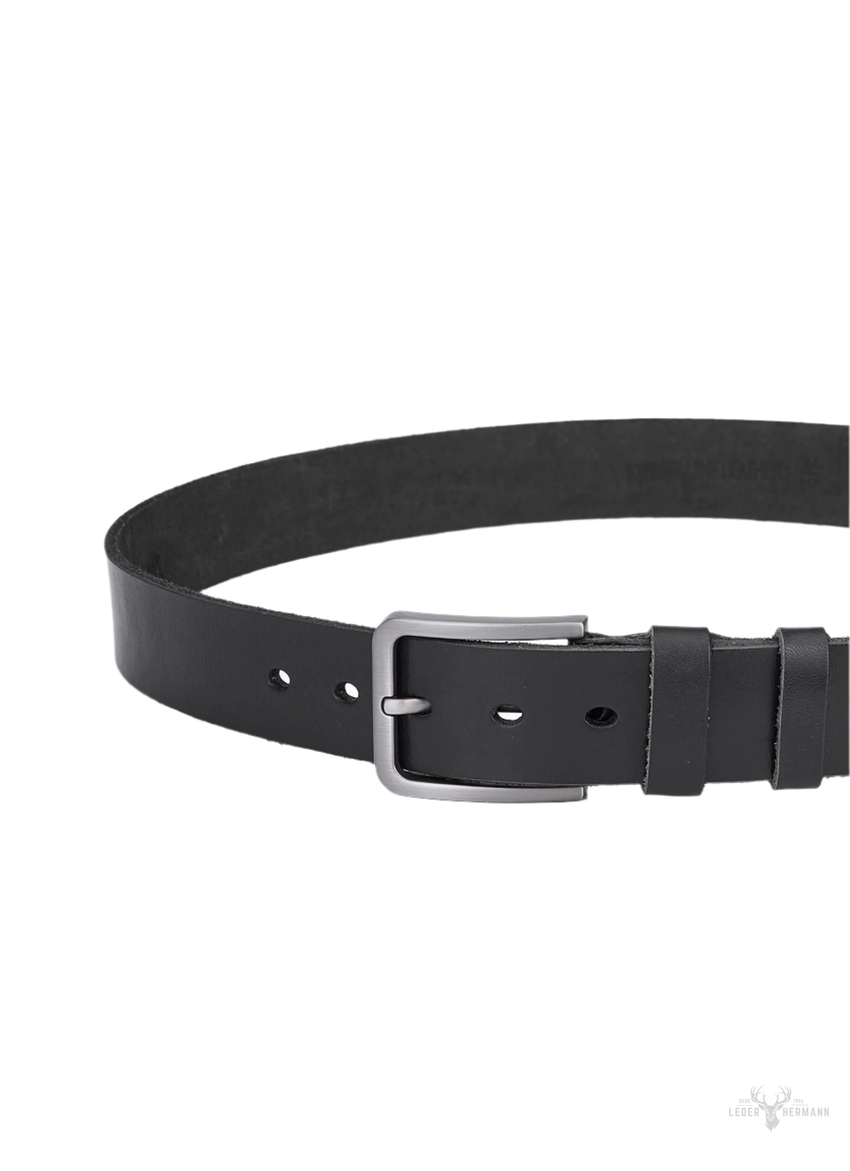 Round leather belt for men - Stylish hip belt - Image 3