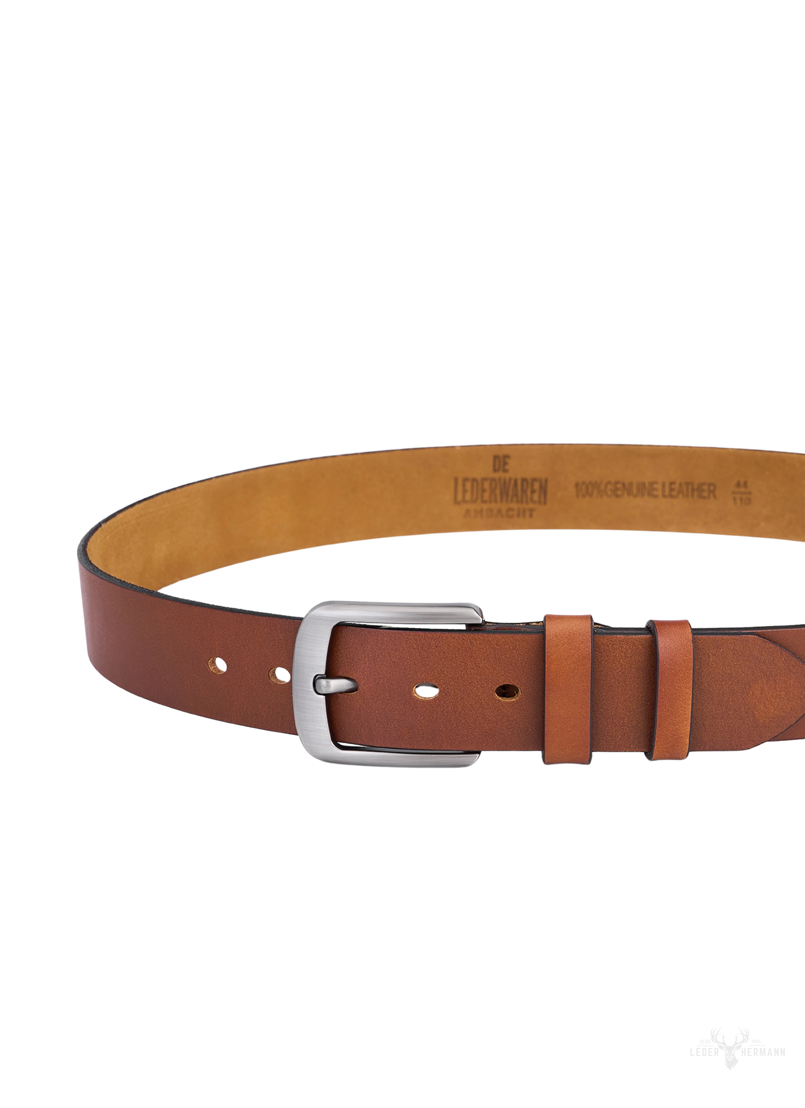 Stylish brown round leather straps - Image 3
