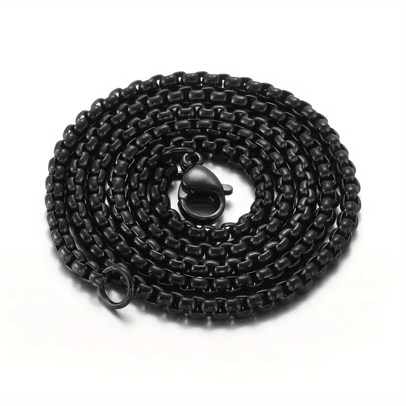 Unisex Stainless Steel Chain Necklace - Image 3