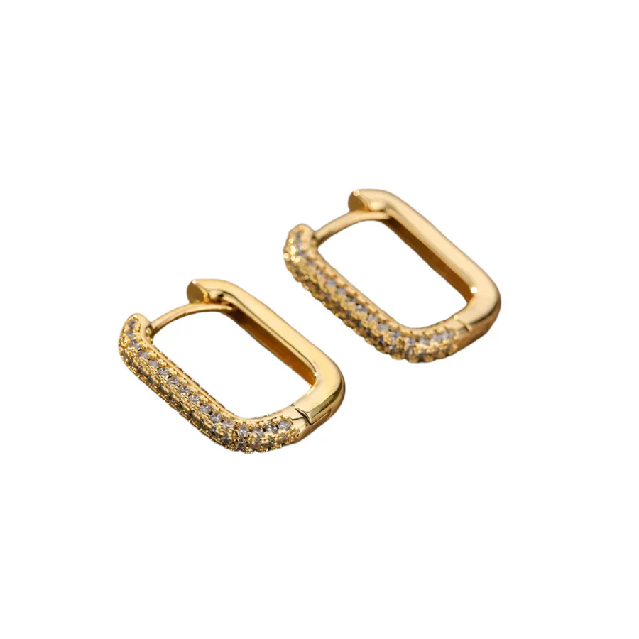 Valerie | Square and Circular Earrings - Image 4