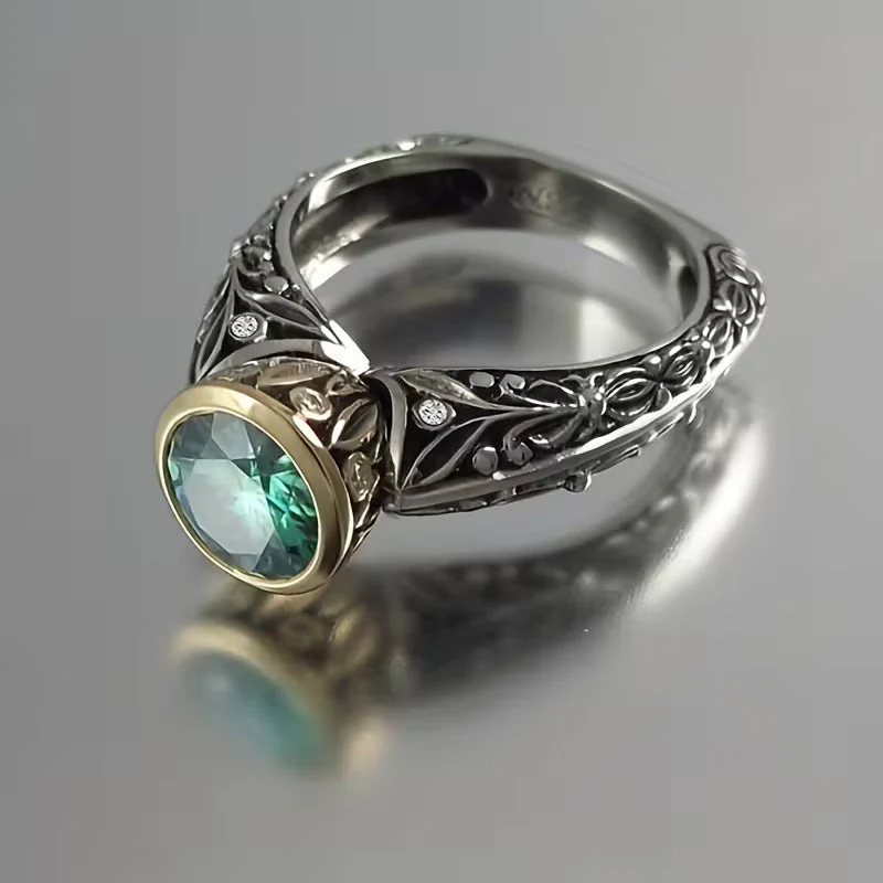 Verdant Elegance Heirloom Ring - Image 2