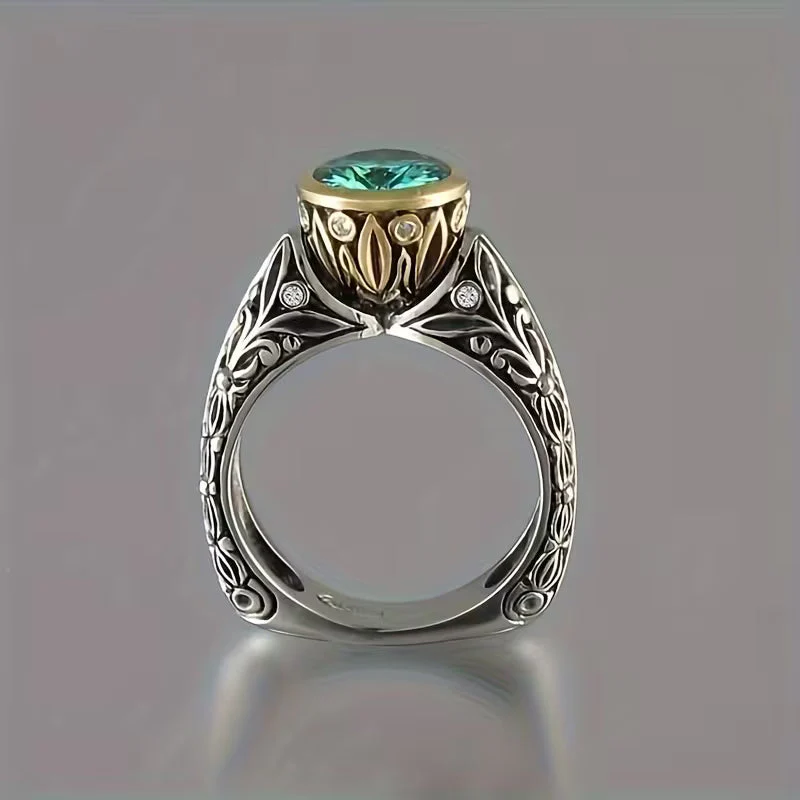 Verdant Elegance Heirloom Ring - Image 3