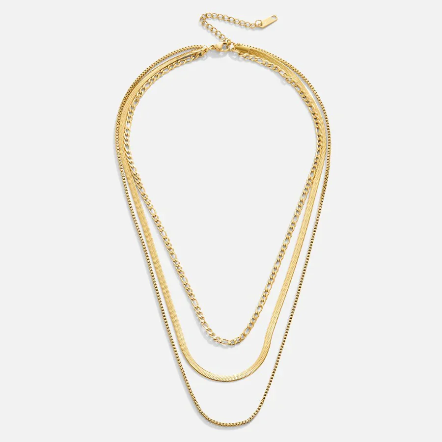 Vienna Layered Chain Necklace - Image 2
