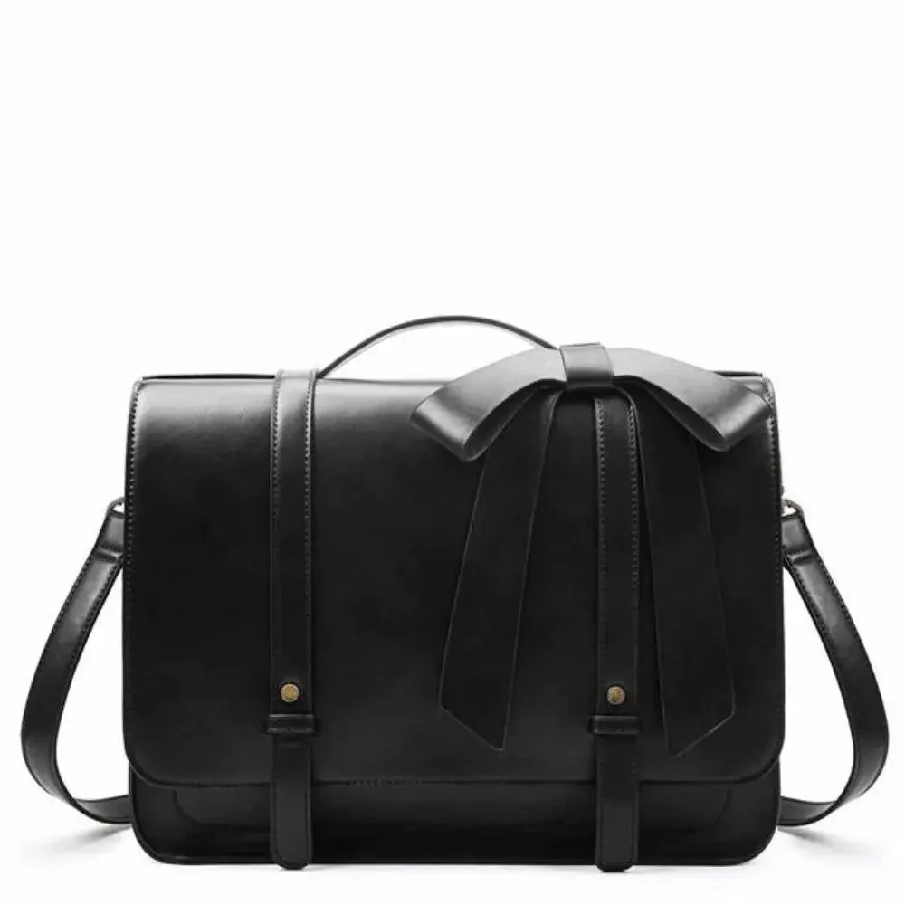 Vintage Bow-Kissed Satchel - Image 11