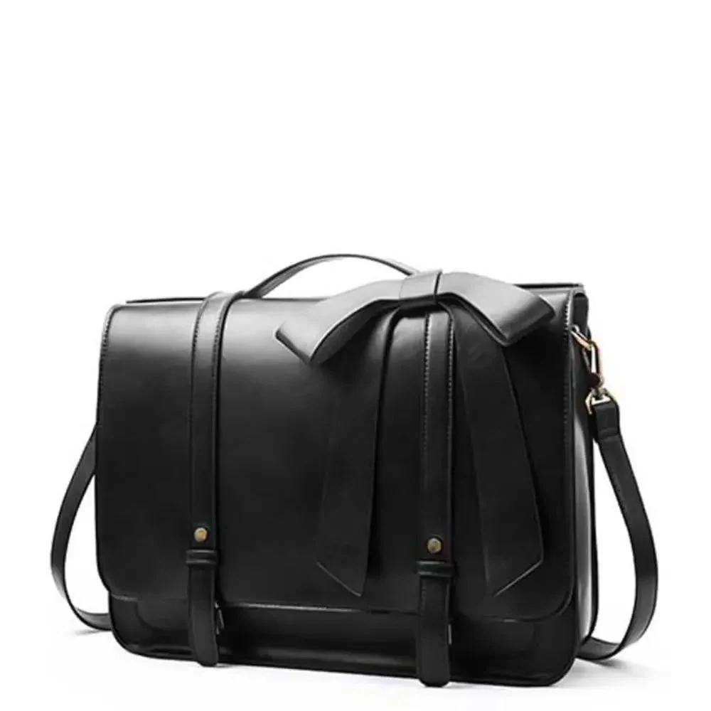 Vintage Bow-Kissed Satchel - Image 13
