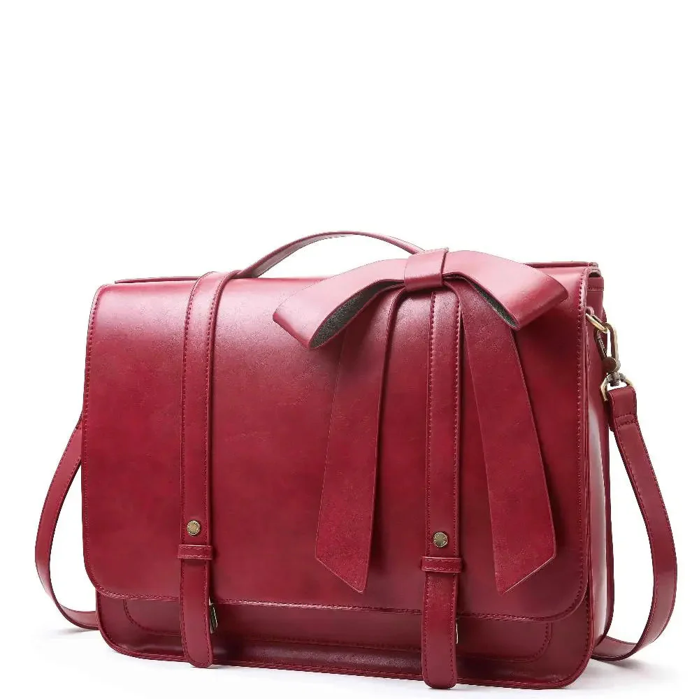 Vintage Bow-Kissed Satchel - Image 16