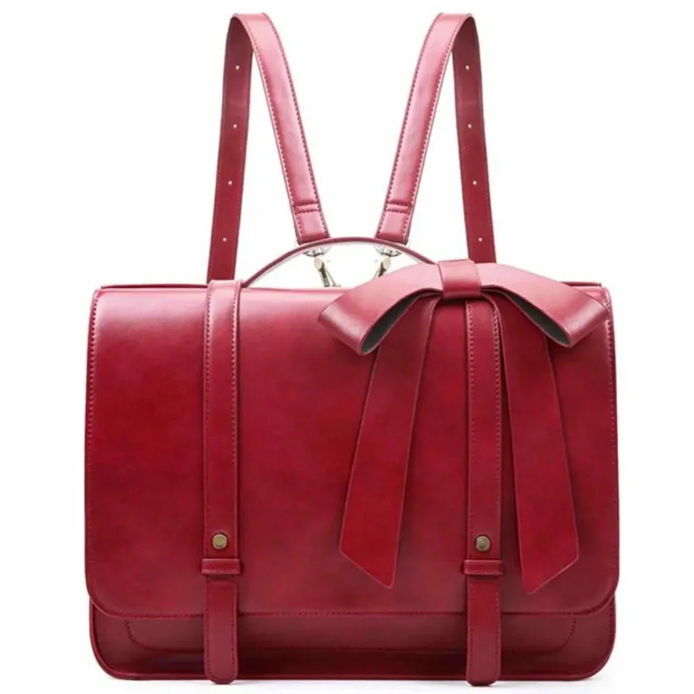 Vintage Bow-Kissed Satchel - Image 20