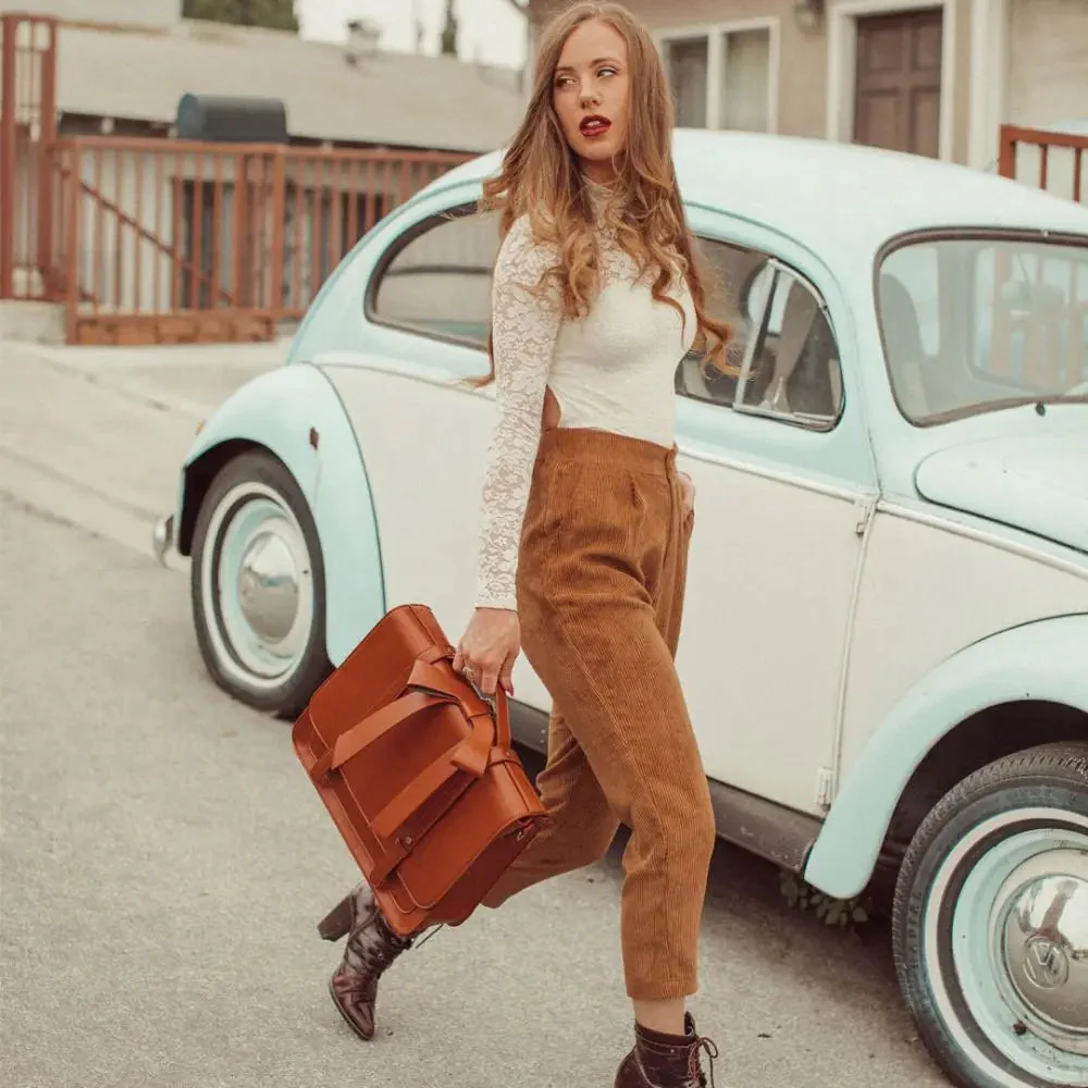Vintage Bow-Kissed Satchel - Image 7