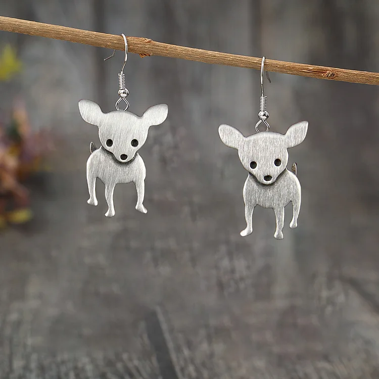 Vintage Chihuahua Earrings - Image 3