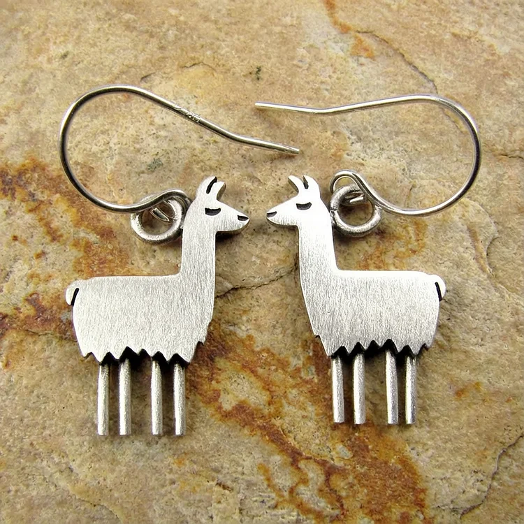 Vintage Llama Earrings - Image 2