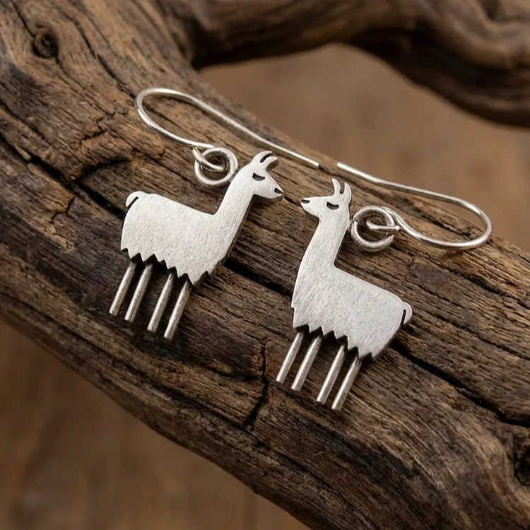 Vintage Llama Earrings - Image 3