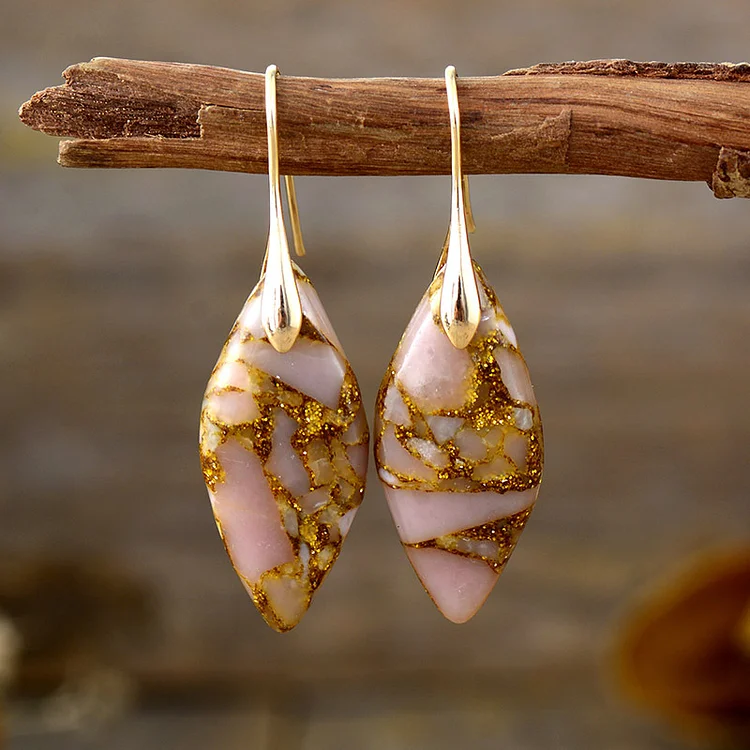 Vintage Natural Stone Earrings - Image 6